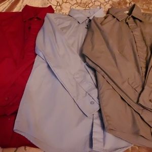 Lot of 3 long sleeve dress boys dress shirts